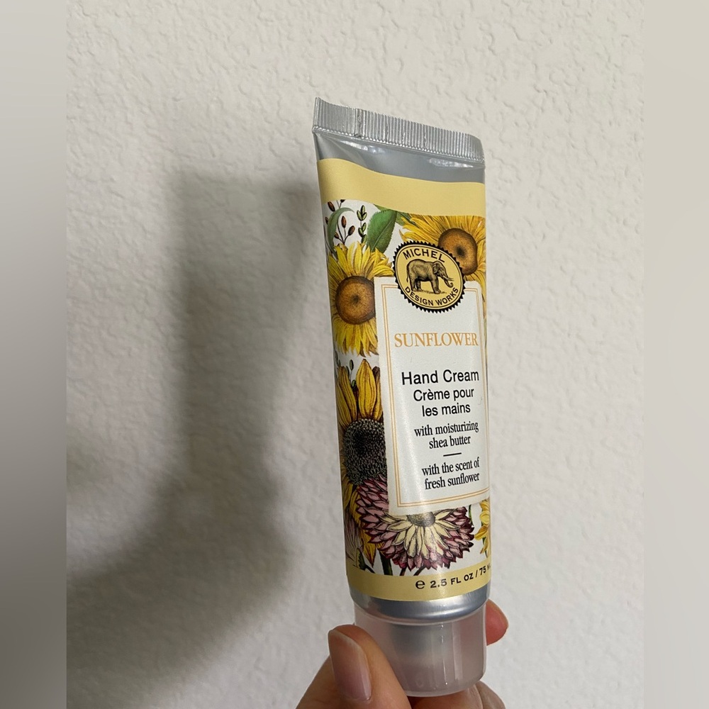michel sunflower hand cream with moisturizinf shea butter made england boxed - Picture 3 of 11